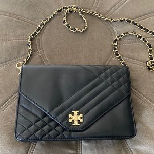 Tory Burch black leather cross body